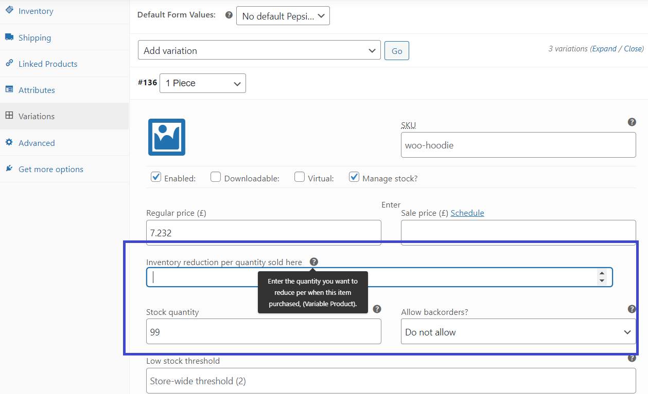 WooCommerce Custom Stock Quantity Reduction - 4