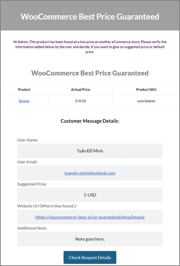 Best Price Guaranteed Plugin For WooCommerce