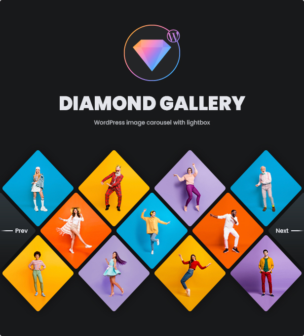 Diamond Gallery - WordPress image carousel with lightbox