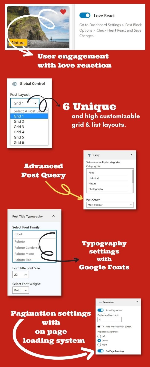 Gutenberg post blocks plugin banner