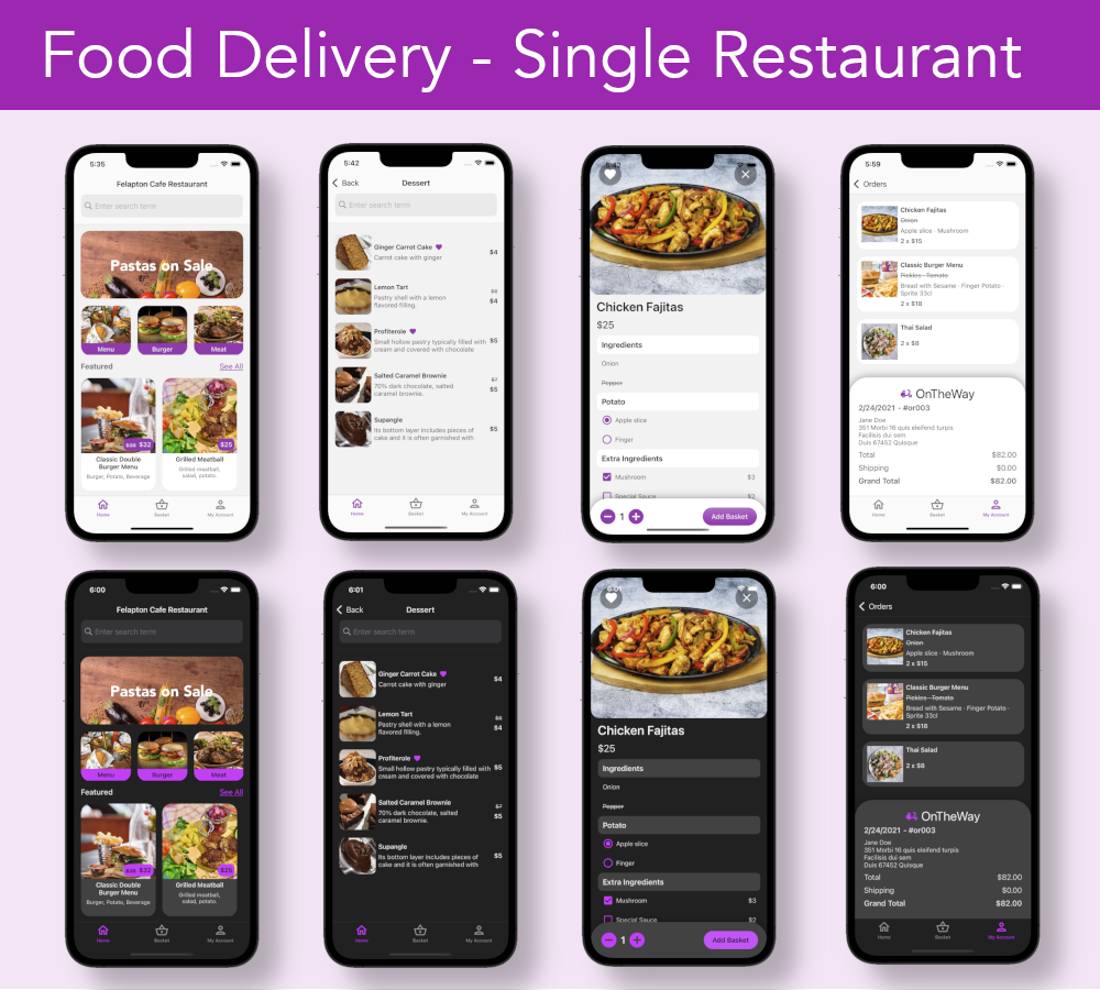 Xamarin Forms UI Kit : E-Commerce, Blog & Food Delivery Apps - 4