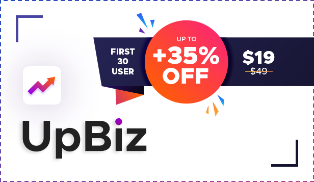 Offer for first few users - upBiz SaaS