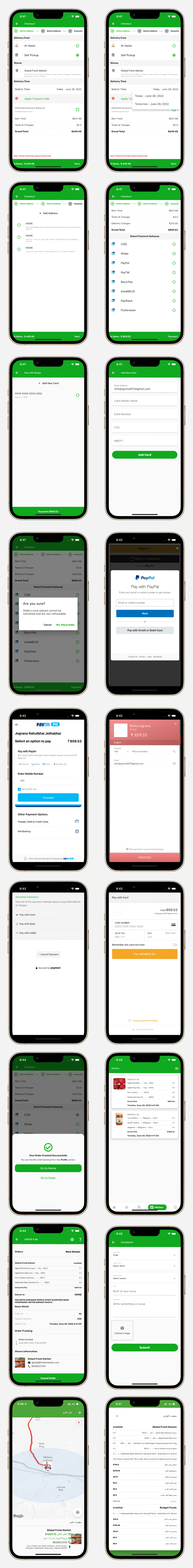 grocery / delivery services / ecommerce multi vendors(android + iOS + website) flutter 3 / laravel - 3