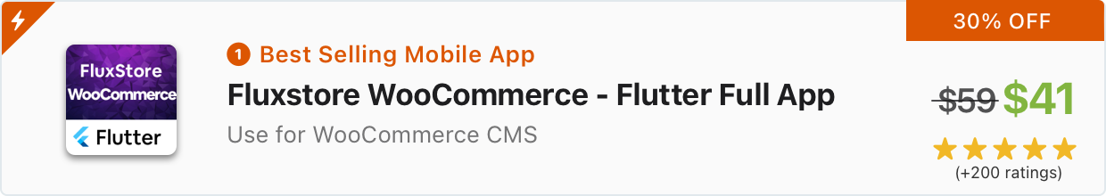 Flutter Template: FluxStore BigCommerce - Flutter E-commerce Full App