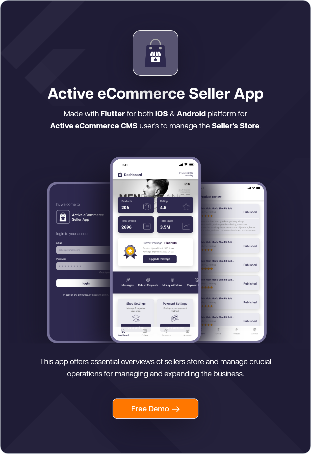 Active eCommerce Seller App - 1