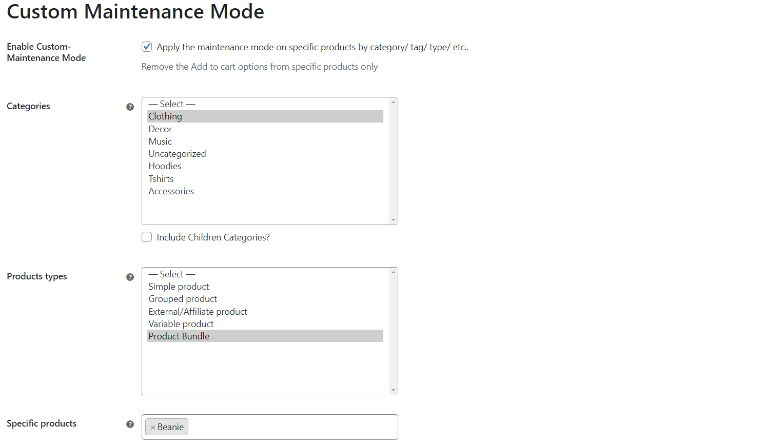 WooCommerce Maintenance Mode - 2