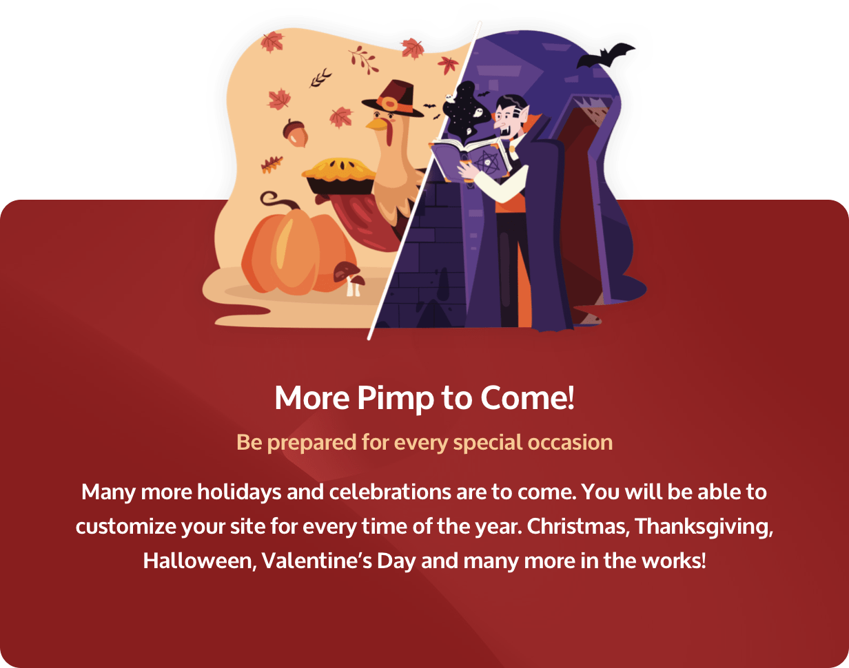 Pimp my Site - Holiday, Weather & Festive Effects to Pimp your WordPress Site - 3