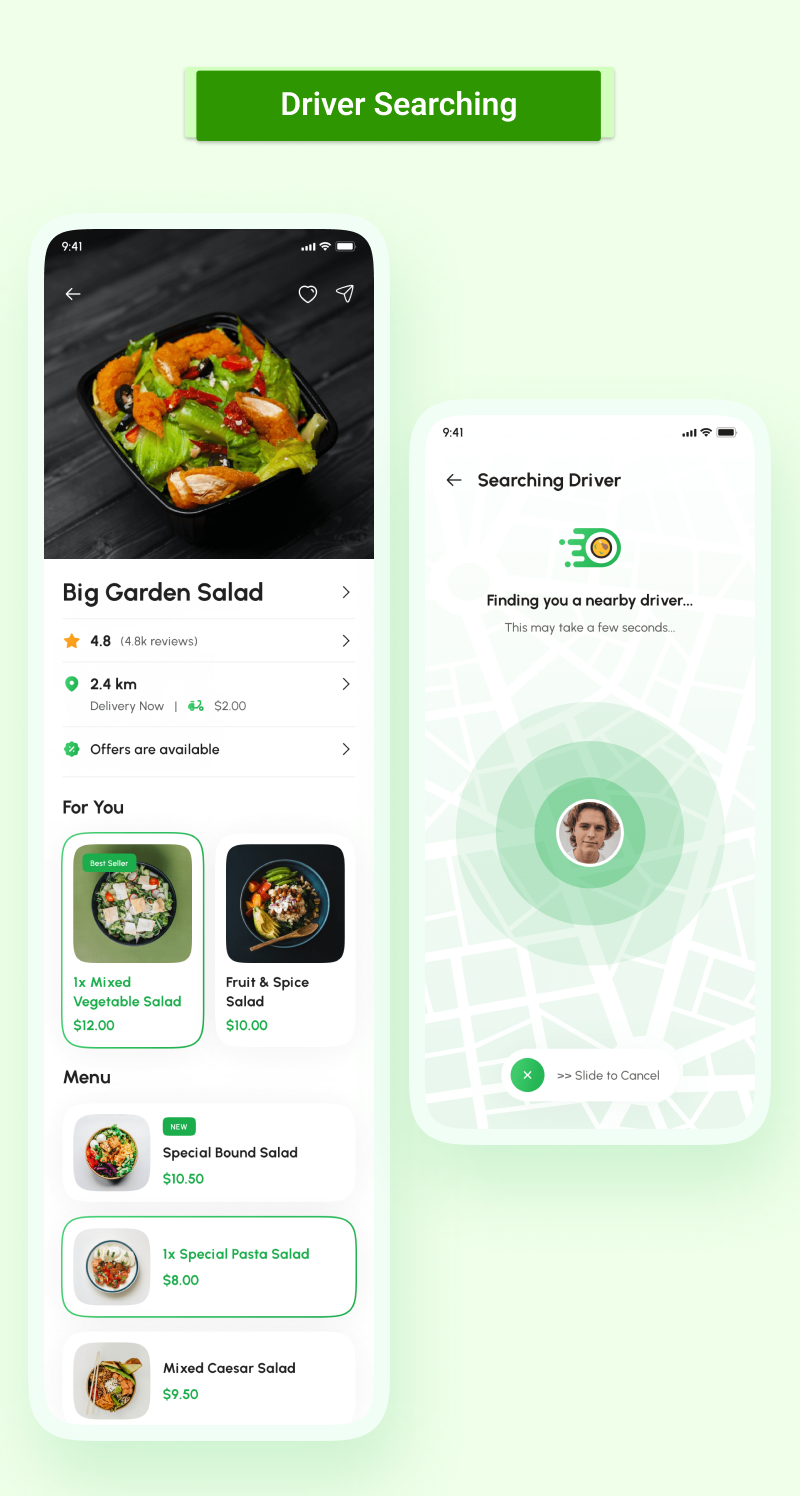 Foodx-Multi Vendor e-Commerce Food Delivery Service Flutter Full App with Admin Panel & Web - 8