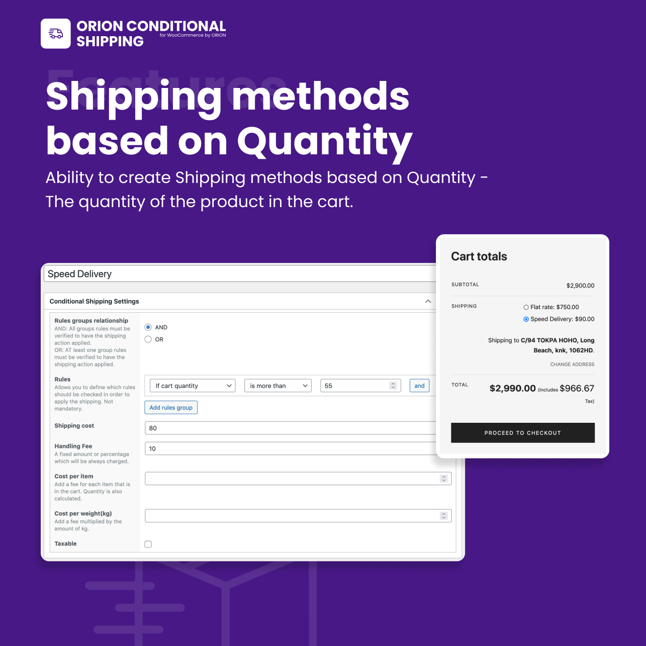 Orion Conditional Shipping for WooCommerce - 4
