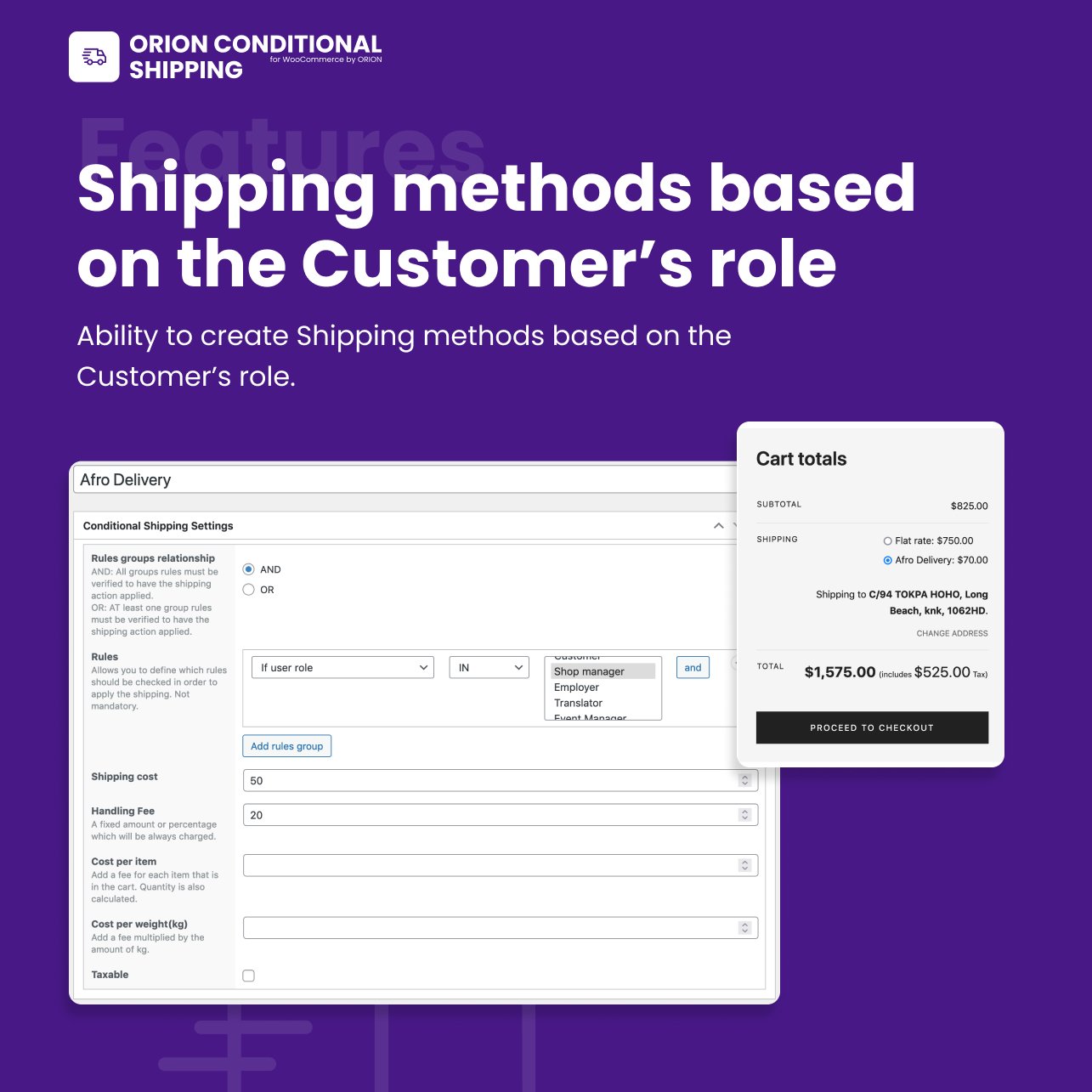 Orion Conditional Shipping for WooCommerce - 6