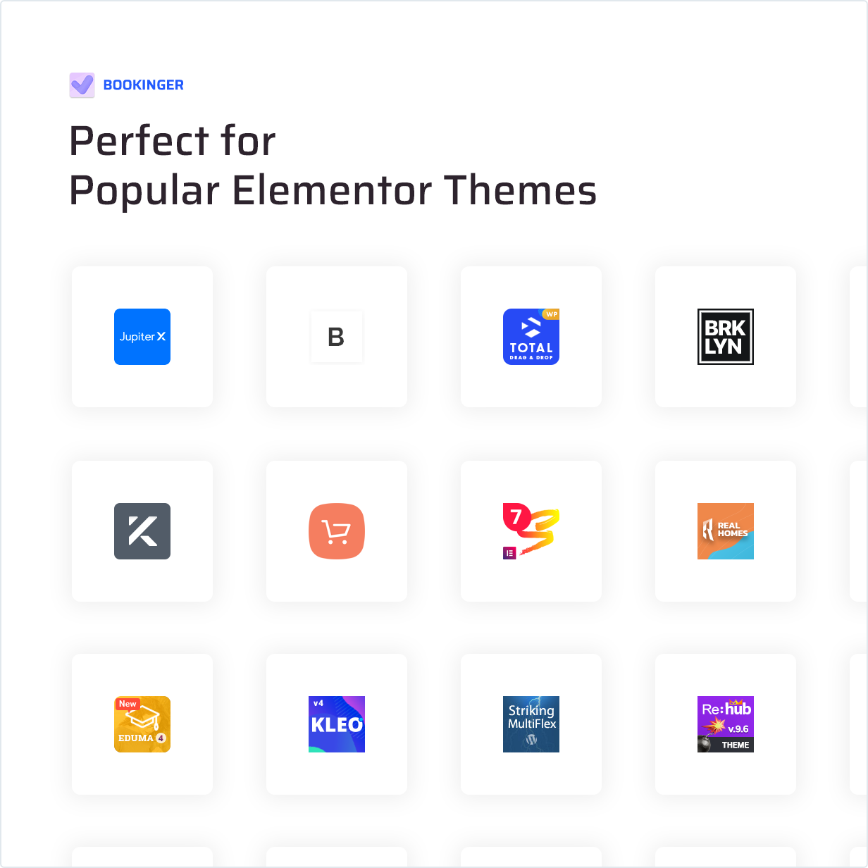 Perfect for Popular Elementor Themes