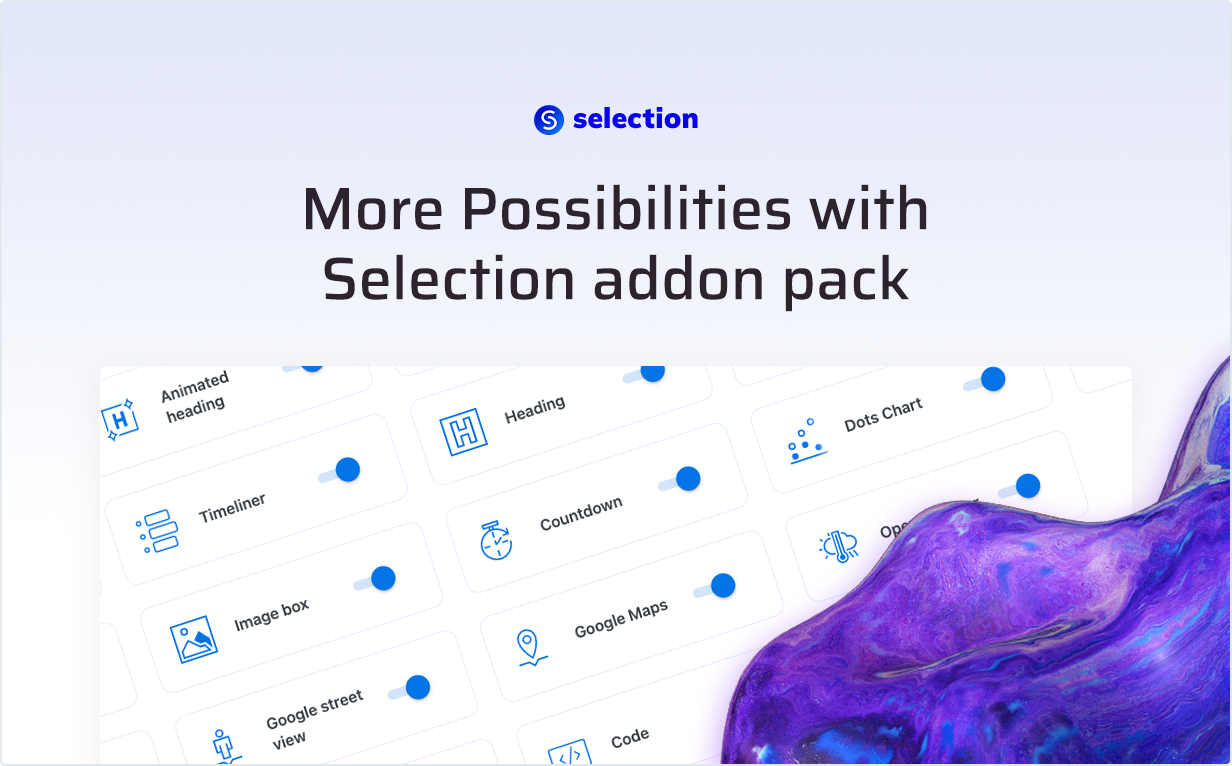 More Possibilities with Selection addon pack