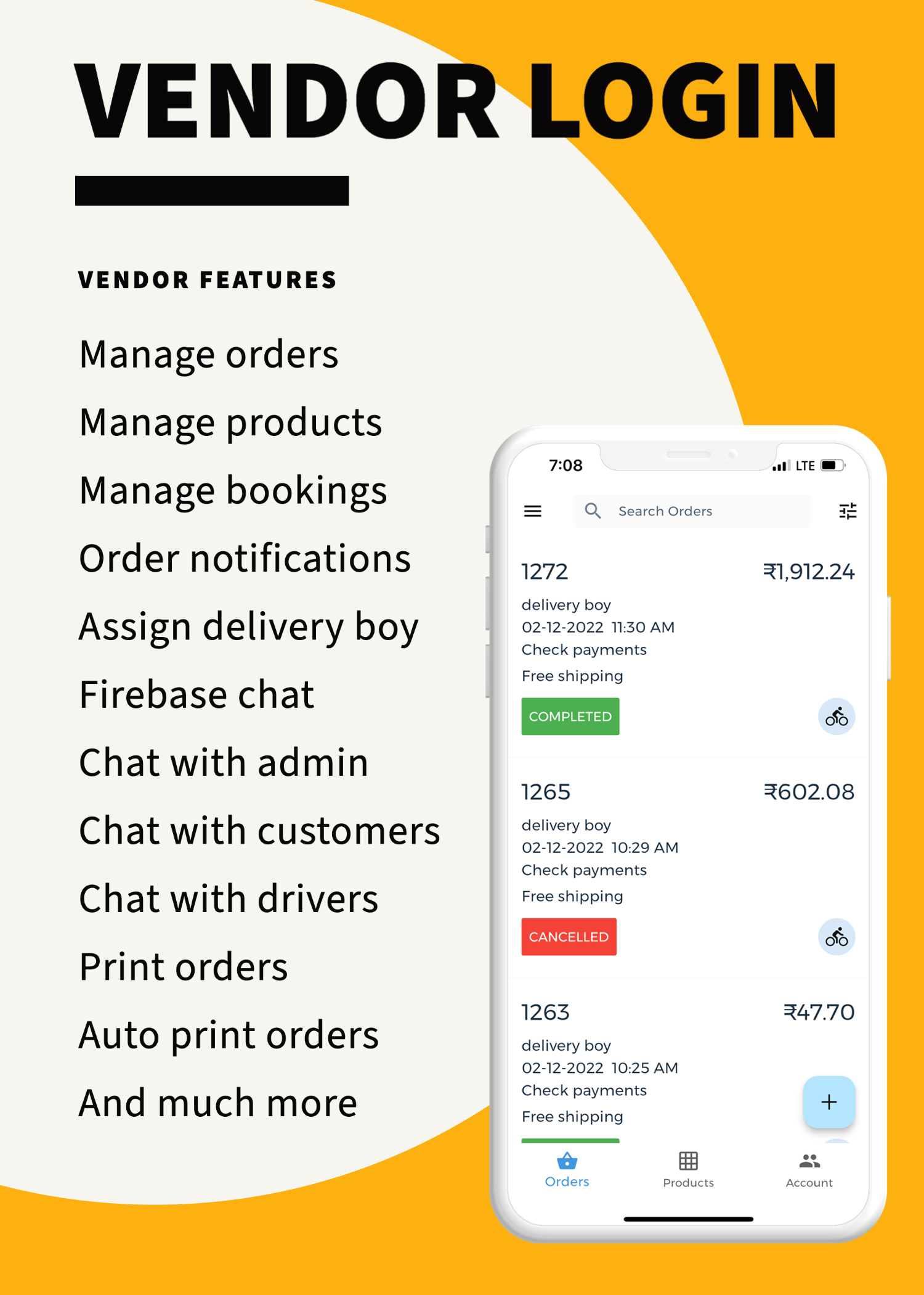 Flutter app for WooCommerce admin, vendors and delivery boys - 2