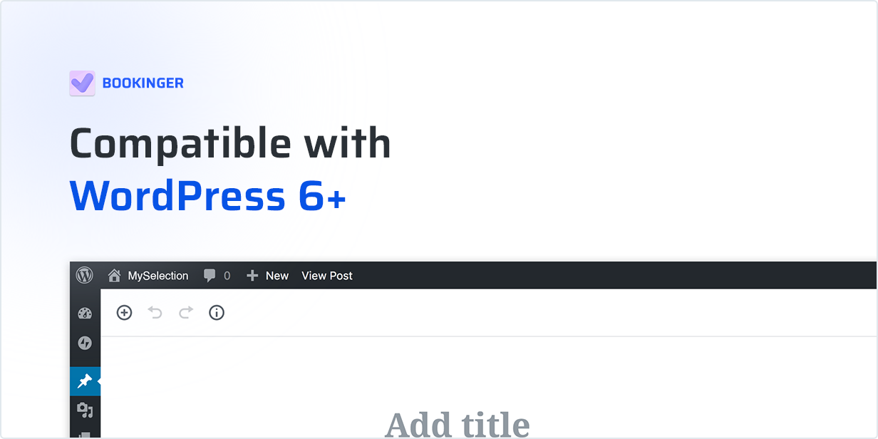 Compatible with WordPress 6+