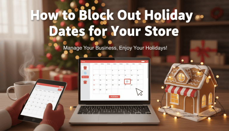 How to block out holiday dates for your store